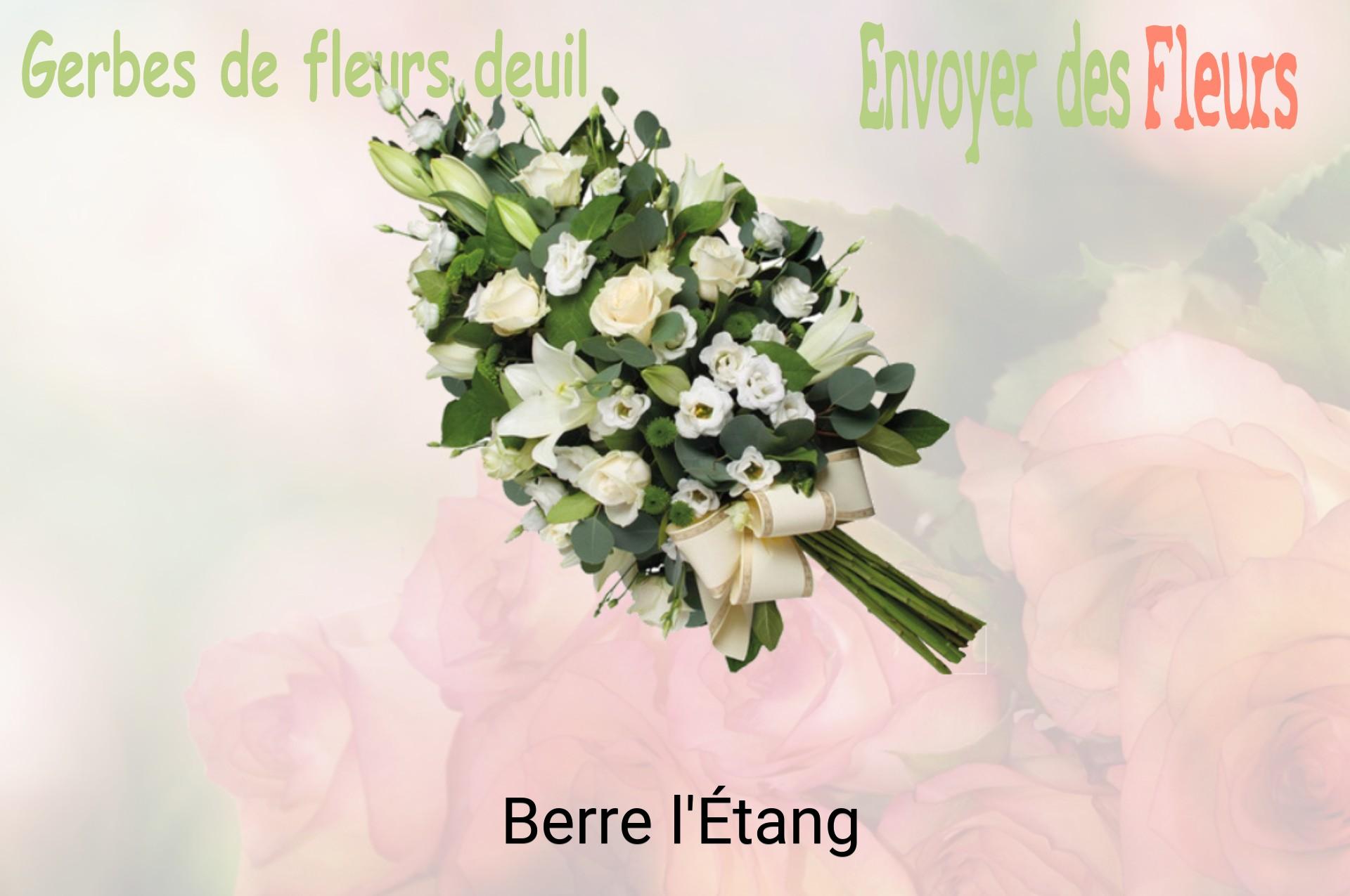 Gerbe de fleurs de deuil livrée à Berre-l'Étang